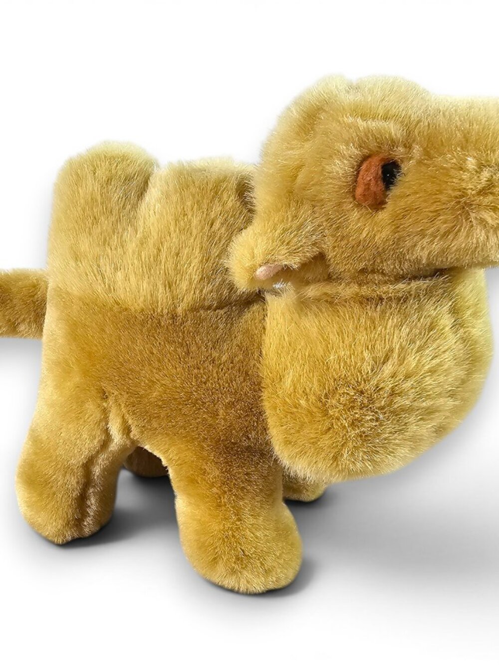 K&M International Camel Plush Stuffed Toy Realistic Brown Tan Vintage 1994 6.5"